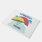 Pak mijn paraplu maar, het is  dom deurmat (Schuin)