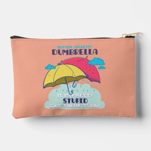 Pak mijn paraplu maar, het is  dom etui (Achterkant)