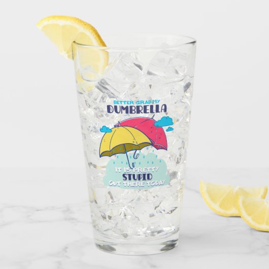 Pak mijn paraplu maar, het is  dom glas (Voorkant ijs)