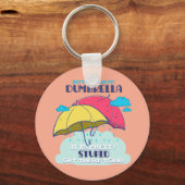 Pak mijn paraplu maar, het is dom sleutelhanger (Voorkant)