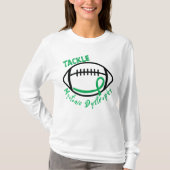 Pak Myotone Dystrofie aan met Awareness Ribbon T-shirt (Voorkant)