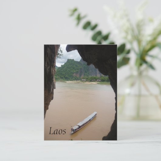 pak of boot briefkaart (Staand voorkant)