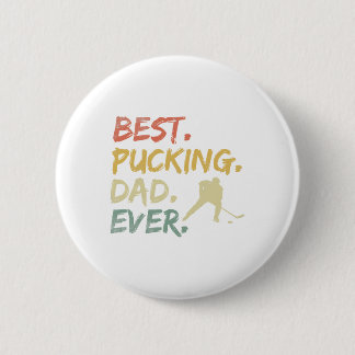 Pak papa ooit Hockey Grappige Hockey Vaders Dag Ronde Button 5,7 Cm