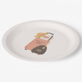 Pak uw bagage bestemming Bachelorette Papieren Bordje (Gekanteld)