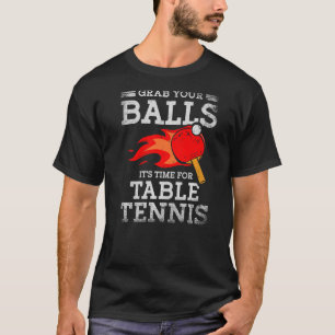 Pak Uw Kogels Tijd voor de Speler van de Tennis va T-shirt