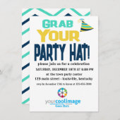 Pak Uw Pet Editable Collectieve Uitnodiging van de (Voorkant / Achterkant)