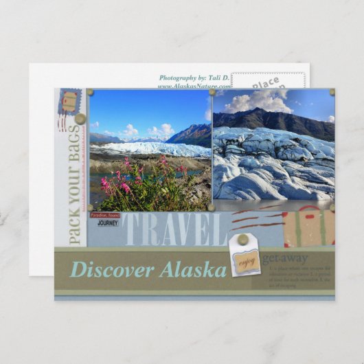Pak Uw Zakken aan het Briefkaart van Alaska in (Voorkant / Achterkant)