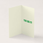 Pak van 25 je hebt het gedaan! Kaarten van glitter (Binnen)