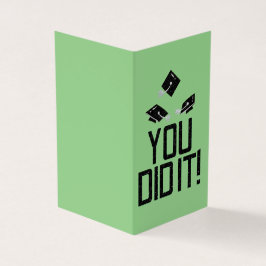 Pak van 25 je hebt het gedaan! Kaarten van glitter