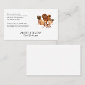 Pak van honden visitekaartje (Voorkant / Achterkant)