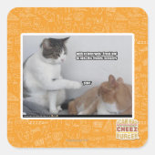 Pak. Vierkante Sticker (Voorkant)