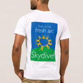 Pak wat frisse lucht. Skydive. T-shirt (Achterkant)