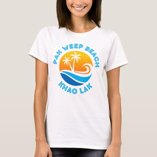 PAK WEEP BEACH-KHAO LAK T-SHIRT (Voorkant)