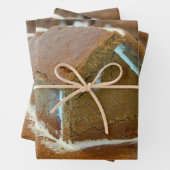 pakbladen voor ontbijtkoek inpakpapier vel (In situ)