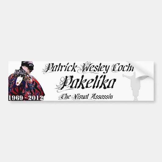 Pakelika Tribute Bumpersticker (Voorkant)