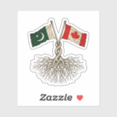 Pakistaans-Canadees Sticker (Vel)