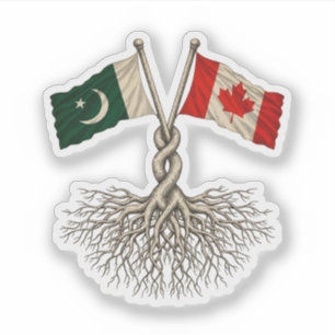 Pakistaans-Canadees Sticker