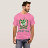 Pakistaans Emblem T-shirt (Voorkant volledig)