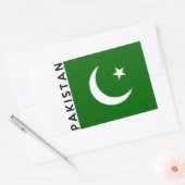 pakistaans land naam rechthoekige sticker (Envelop)