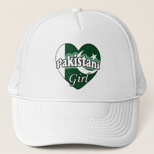 Pakistaans meisje trucker pet (Voorkant)