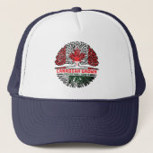 Pakistaans Pakistaans Canada Tree Roots Flag Trucker Pet (Voorkant)
