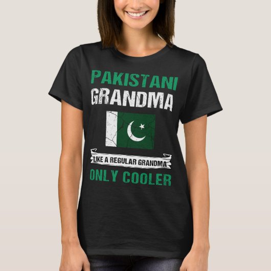 Pakistaanse grootmoeder als reguliere grootmoeder, t-shirt (Voorkant)
