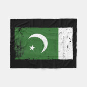 Pakistaanse nationale trots land fleece deken (Voorkant (Horizontaal))