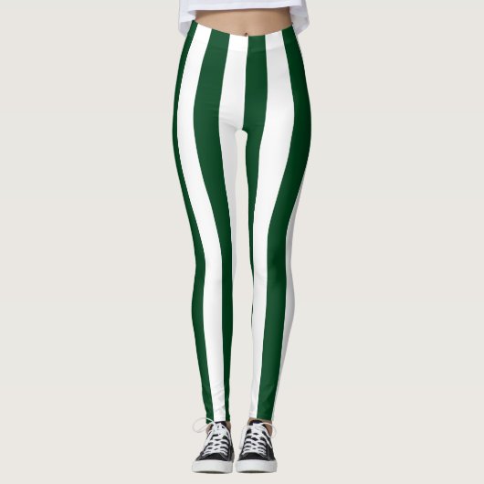Pakistaanse nationale vlagkleuren - Verticaal gest Leggings (Voorkant)