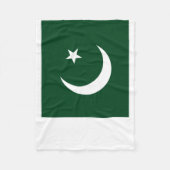 Pakistaanse nationale wereldvlag fleece deken (Voorkant)