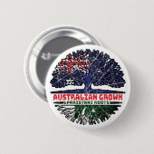 Pakistaanse Pakistaanse Australische Australiër - Ronde Button 5,7 Cm (Voorkant /achterkant)