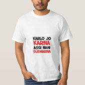 Pakistaanse slogan shirt (Voorkant)