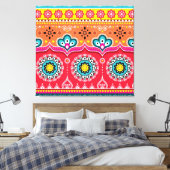 Pakistaanse Truck Art: Kleurrijk Canvas Afdruk (Insitu (Slaapkamer))