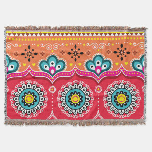 Pakistaanse Truck Art: Kleurrijk Deken