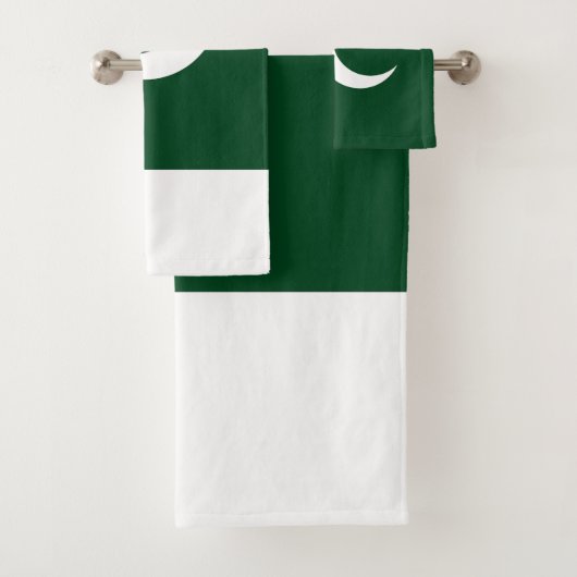 Pakistaanse vlag bad handdoek (Insitu)