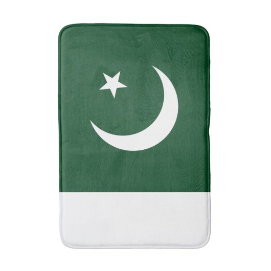 Pakistaanse vlag badmat (Voorkant Verticaal)