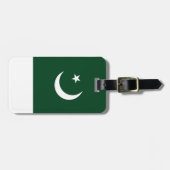 Pakistaanse vlag bagagelabel (Voorkant horizontaal)