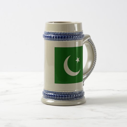 Pakistaanse vlag bierpul (Voorkant rechts)