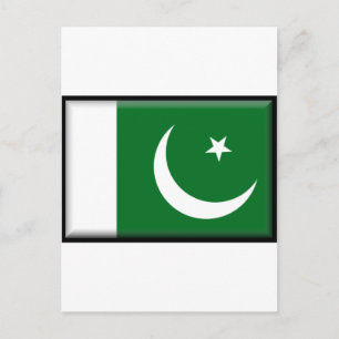 Pakistaanse vlag briefkaart