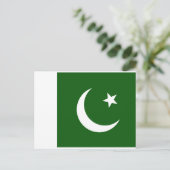 Pakistaanse vlag briefkaart (Staand voorkant)