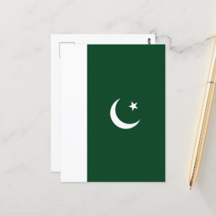 Pakistaanse vlag briefkaart