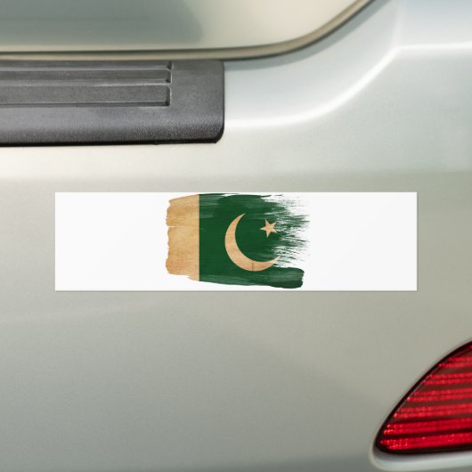 Pakistaanse vlag bumpersticker (Op auto)