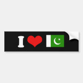 Pakistaanse vlag bumpersticker (Voorkant)