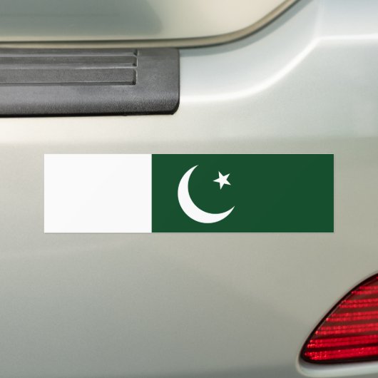 Pakistaanse vlag Bumpersticker (Op auto)