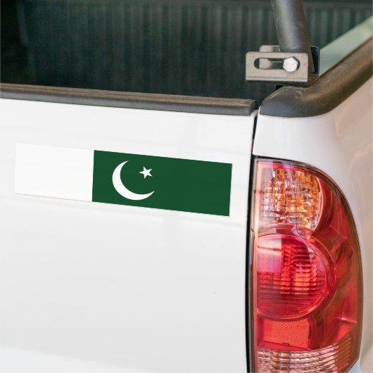 Pakistaanse vlag Bumpersticker (Op Truck)
