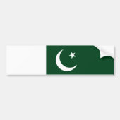 Pakistaanse vlag Bumpersticker (Voorkant)
