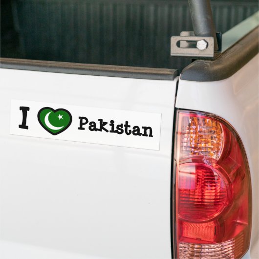 Pakistaanse vlag bumpersticker (Op Truck)