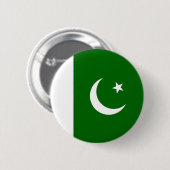 Pakistaanse vlag-Button Ronde Button 5,7 Cm (Voorkant /achterkant)