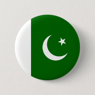 Pakistaanse vlag-Button Ronde Button 5,7 Cm