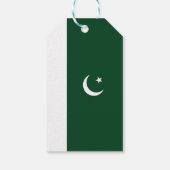 Pakistaanse vlag cadeaulabel (Achterkant)