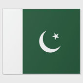 Pakistaanse vlag cadeaupapier (Vlak)
